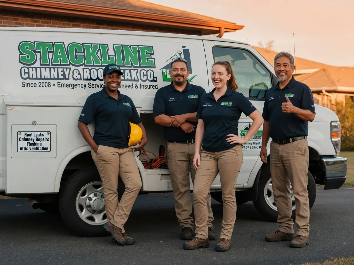 Chimney flashing repair company in Utopia, TX